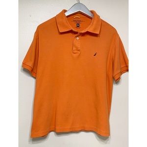 SOLD Nautica Polo Orange Mens Size Small